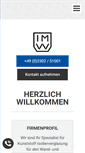 Mobile Screenshot of i-m-w.de